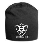 Jersey-Beanie 2HZ - Schwarz