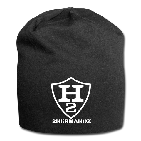 Jersey-Beanie 2HZ - Schwarz