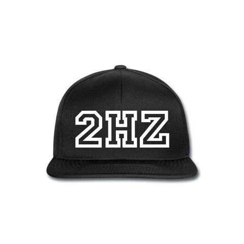 Snapback Cap 2HZ+ - Schwarz/Schwarz