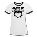 Baseballshirt Love2HZ - Weiß/Schwarz