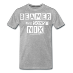 Beamer und sonst nix Tshirt - Grau meliert