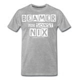 Beamer und sonst nix Tshirt - Grau meliert