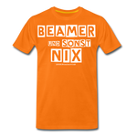 Beamer und sonst nix Tshirt - Orange