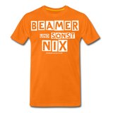 Beamer und sonst nix Tshirt - Orange