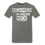 Beamer und sonst nix Tshirt - Asphalt