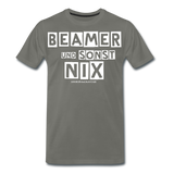 Beamer und sonst nix Tshirt - Asphalt