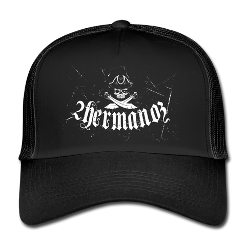 Pirates Trucker Cap - Schwarz/Schwarz