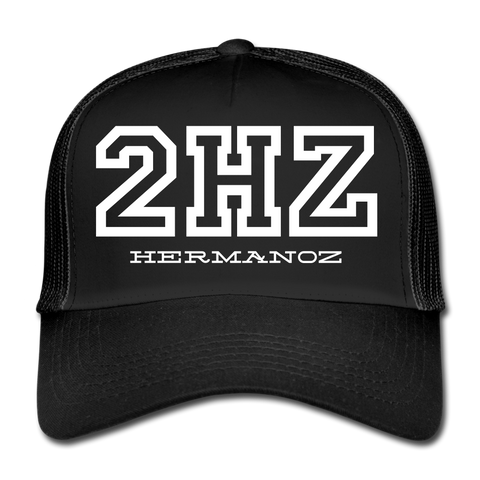 Trucker Cap 2HZ - Schwarz/Schwarz