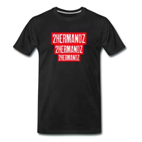 Tshirt 2HermanoZ - Schwarz