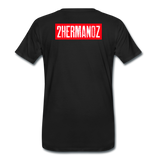 Tshirt 2HermanoZ - Schwarz